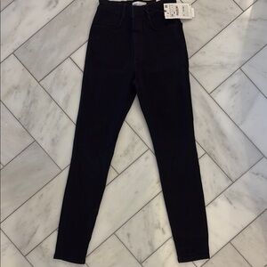Zara High Rise Black Jeans - Brand New